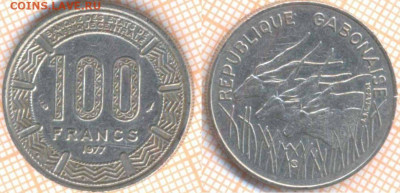Габон 100 франков 1977 г., до 10.12.2019 г. 22.00 по Москве - Габон 100 франков 1977 7552