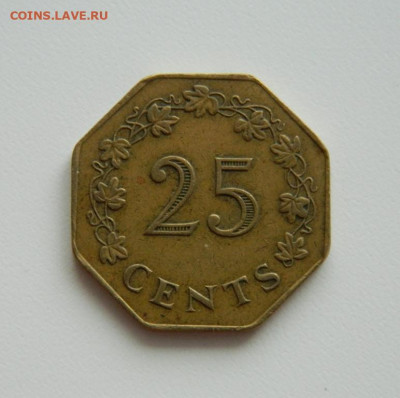 Мальта 25 центов 1975 г. (Лодка). до 10.12.19 - DSCN9868.JPG