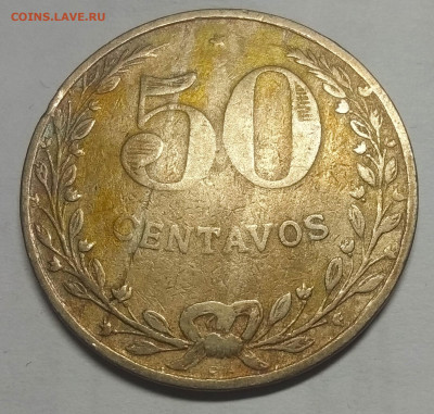 С 200 руб. Колумбийский лепрозорий 50 центаво 1921г. - IMG_20191205_205351