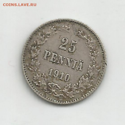 25 пенни 1910  (Николай II)  9.12.19 (22.00) - 427096416-orig
