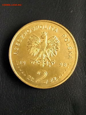 ПОЛЬША,2 злотых 1998г(Зигмунд Ваза)до 9.12.2019г - IMG_20191018_122134_HDR