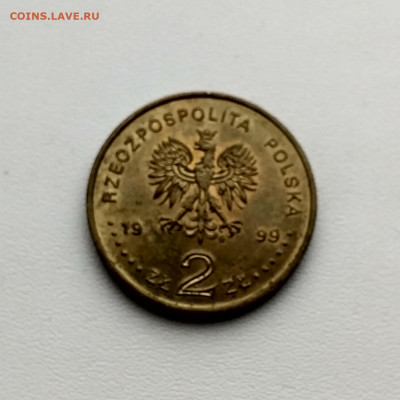 ПОЛЬША,2 злотых 1999г(Фредерик Шопен)до 10.12.2019г - IMG_20191130_131628_HDR