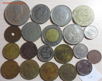 20 иностранных монет без повтор №1 до 11.12.2019г 22-00 мск - 20 монет 01