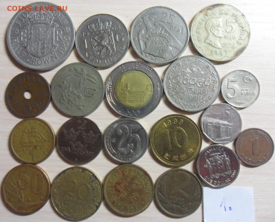 20 иностранных монет без повтор №1 до 11.12.2019г 22-00 мск - 20 монет 1
