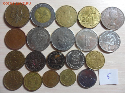 20 иностранных монет без повтор №5 до 11.12.2019г 22-00 мск - 20 монет 05