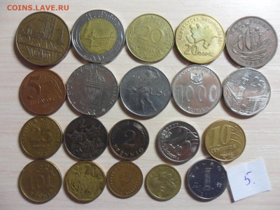 20 иностранных монет без повтор №5 до 11.12.2019г 22-00 мск - 20 монет 5