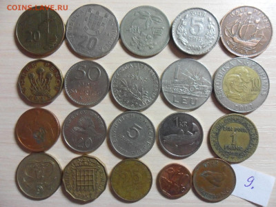 20 иностранных монет без повтор №9 до 11.12.2019г 22-00 мск - 20 монет 9