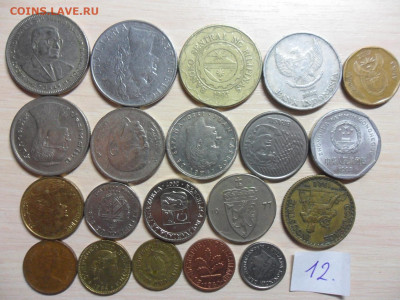 20 иностранных монет без повтор №12 до 11.12.2019г 22-00 мск - 20 монет 012