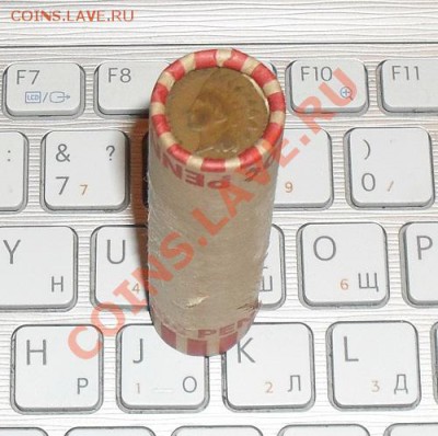 Продам 50шт одноцентовых монет США, в банковском ролле, медь - SDC10051.JPG