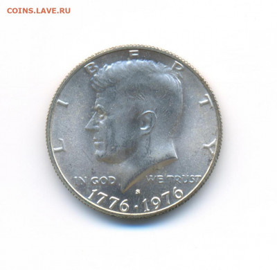 2 доллара 1976S. UNC. 200 лет. до 12.12 22:00 - 19