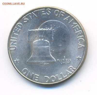 Ag. США 1 доллар 1976S. UNC. 200 лет. до 12.12 22:00 - 18