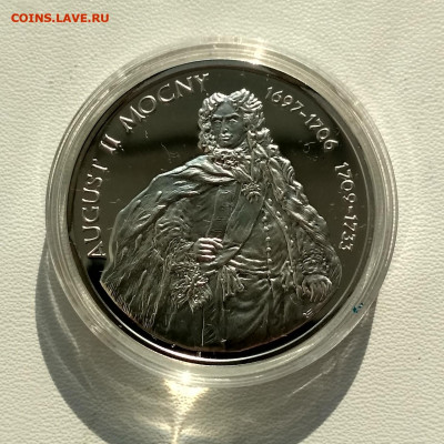 ПОЛЬША,10 злотых 2005г(Август II Сильный)до 11.12.2019г - Польша 10 злотых 2005г