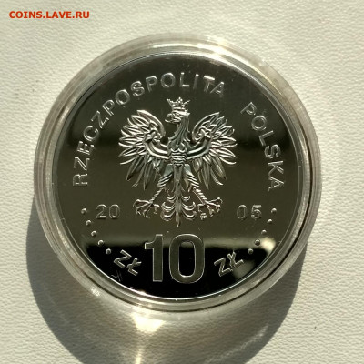 ПОЛЬША,10 злотых 2005г(Август II Сильный)до 11.12.2019г - 10 злотых 2005г Август