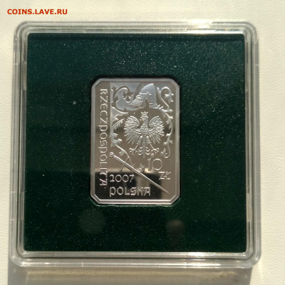 ПОЛЬША,10 злотых 2007г(Рыцарь 15 века) до 11.12.2019г - Польша 10 злотых 2007г рыцарь 15 век