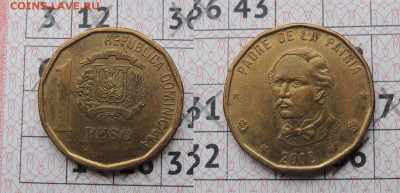 Доминикана 1 песо 2008 магнит. до 14.12 - Домин. республ.