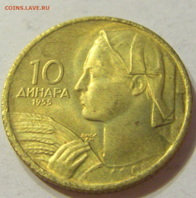 10 динар 1955 UNC Югославия №1 13.12.2019 22:00 МСК - CIMG7515.JPG