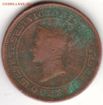 Цейлон полцента 1890 г. до 24.00 14.12.19 г. - 006