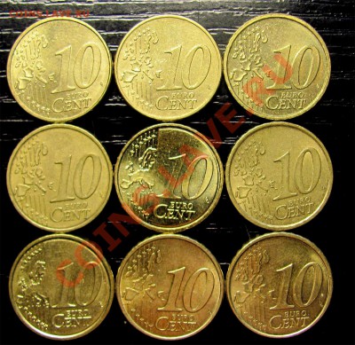 Немного евроходяки мелких номиналов, 1-2-5-10-20 евроцентов. - EUR AUG2011 10C_2
