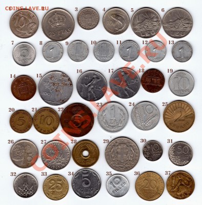 Иностранщина. Распродажа-2. Всё по 5 целковых!!! - 37 coins for Sale_1