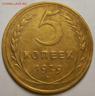 5 копеек 1929 г. С 200-т руб.  До 12.12.19 г в 22.10 - 20191207_144309
