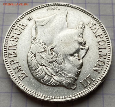 5 франков, 1868 год. - 6E094D51-B41F-4EAA-B041-C74BDE57EB8B