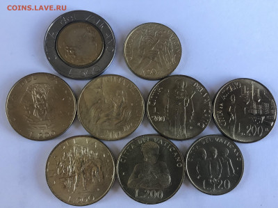 Ватикан, Иоанн Павел II, 9 шт UNC до 21.30 МСК 14.12.19 - 4CFE787F-FECF-41F0-9402-A803209F8128