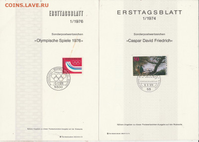 Листы первого дня Ersttagsblatt 6 шт. 3. до 11.12. в 22.00 - IMG_20191210_0013