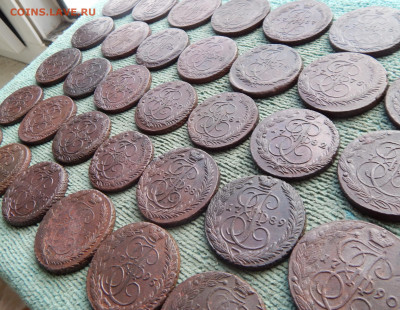 Погодовка пятаков Екатерины 2 1763-1796 ЕМ, цена фикс - pog1-3