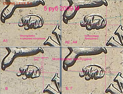 5 рублей 2009 ММД шт. А3? - 5 руб 2009 М 2