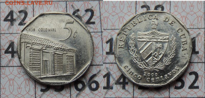 Куба 5 сентаво 2000 до 16.12 - Куба 5 сентаво