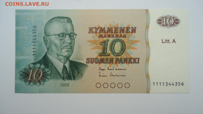 ФИНЛЯНДИЯ 10 МАРОК 1980 UNC - DSC07213.JPG