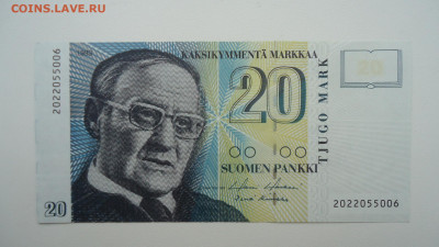 ФИНЛЯНДИЯ 20 МАРОК 1993 UNC - DSC07217.JPG