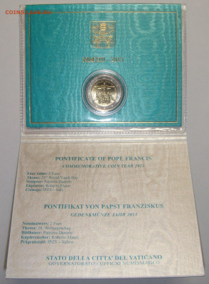 Ватикан 2 евро 2013 "День Молодежи" блистер с 200Р. До 16.12 - 02.JPG