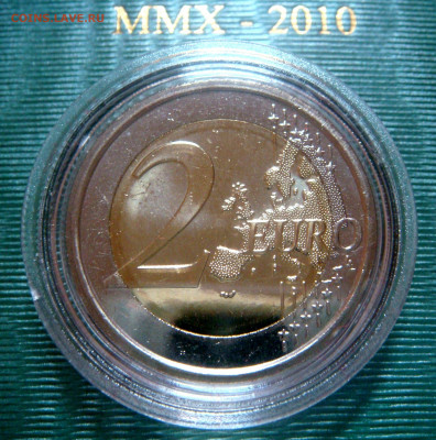 ВАТИКАН 2 евро 2010 Год священников блистер с 200Р. До 16.12 - 04.JPG