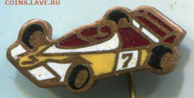 Гоночный автомобиль. Болид 7. Тяжёлый, эмаль. - Болид 107