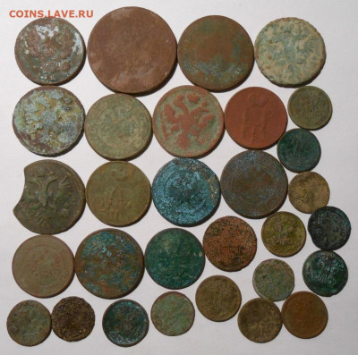 30 медных монет РИ.До 17.12.2019 г.в 22-00 мск. - 101