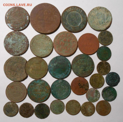 30 медных монет РИ.До 17.12.2019 г.в 22-00 мск. - 100