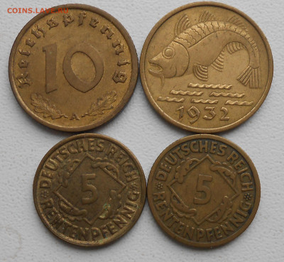 5,10.пфенингов,и Данциг рыба.4шт. - DSCN4247.JPG