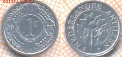 Нидерландские Антиллы 1 цент 2005 г., до 18.12.2019 г. 22.00 - Нидерландские Антиллы 1 цент 2005  7576