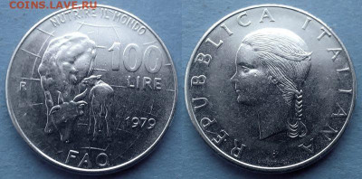 Фауна) до 18.12 - Италия 100 лир, 1979