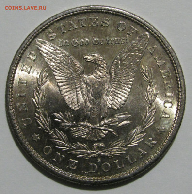 США. 1 ДОЛЛАР 1881 года. Морган. До 14.12.2019 в 22.00.00 - 1дл1881 (3).JPG