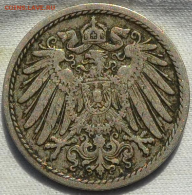 Германия империя 5 пфенниг 1907 A. 15. 12. 2019. в 22 - 00. - DSC_0124