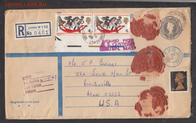Великобритания 1969 конверт пр почту до 18 12 - 158