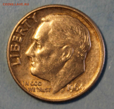 С РУБ.USA  DIME 1964г. РУЗВЕЛЬТ до 19.12 в 22-00 - IMG_8424.JPG