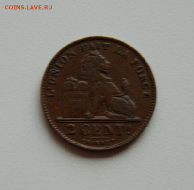Бельгия 2 сантима 1919 г. до 17.12.19 - DSCN9902.JPG