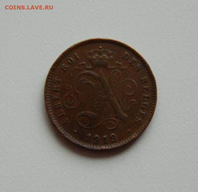 Бельгия 2 сантима 1919 г. до 17.12.19 - DSCN9904.JPG