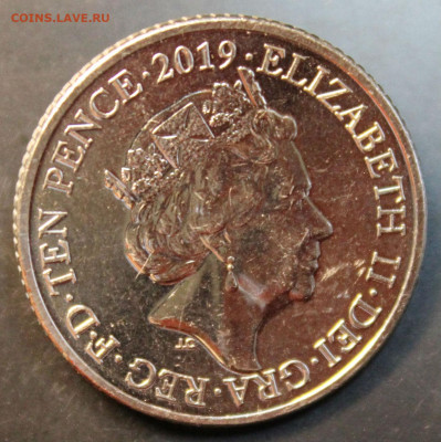 БРИТАНИЯ 10 пенсов 2019г. АЛФАВИТ- буква D до 19.12 в 22-00 - IMG_8547.JPG