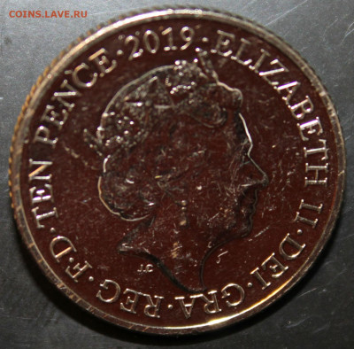 БРИТАНИЯ 10 пенсов 2019г. АЛФАВИТ- буква Т до 19.12 в 22-00 - IMG_8539.JPG