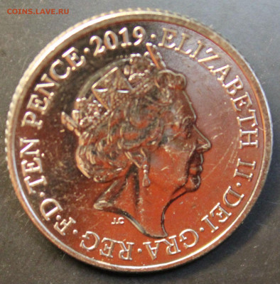 БРИТАНИЯ 10 пенсов 2019г. АЛФАВИТ- буква Р до 19.12 в 22-00 - IMG_8545.JPG