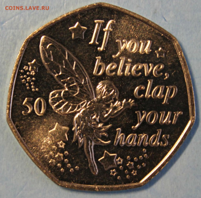 50 пенсов 2019 год. ПИТЕР ПЭН - ФЕЯ ДИНЬ ДИНЬ до 19.12 в 22 - IMG_8451.JPG